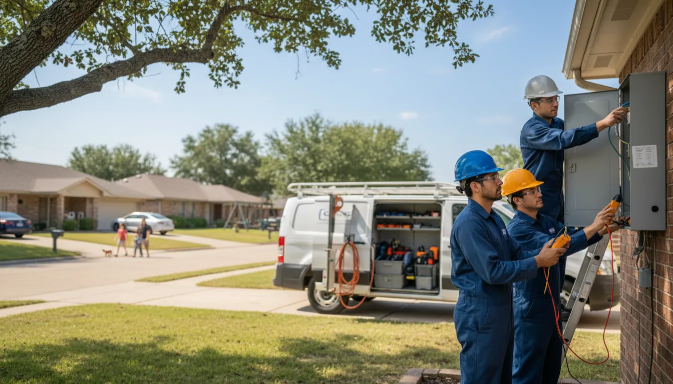 Certified electrician providing emergency electrical services in Laguna, NM